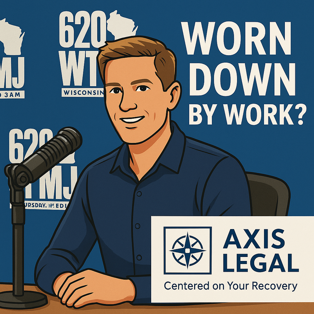 WTMJ Work Comp Attorney Alex Eichhorn of Axis Legal